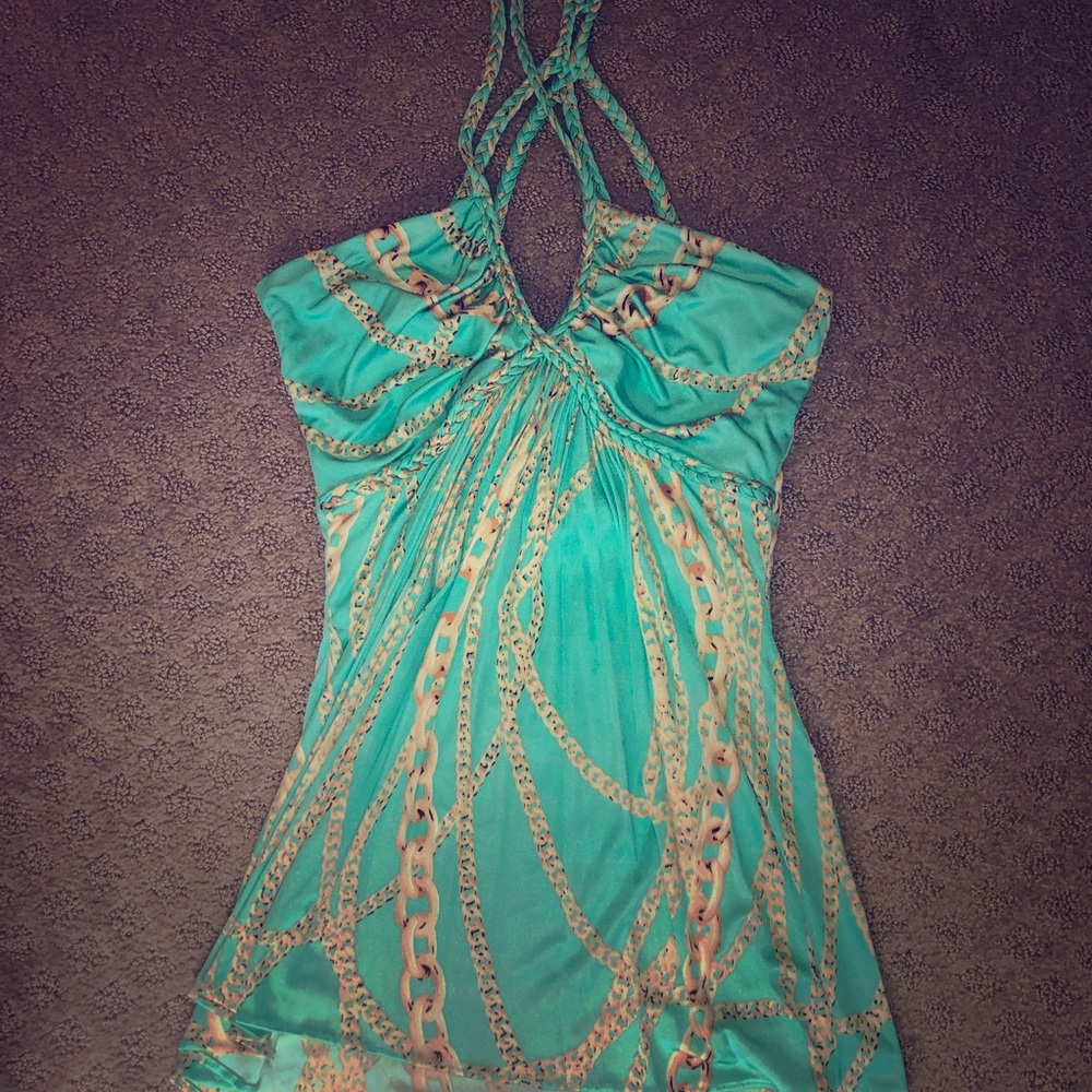 Sky turquoise top